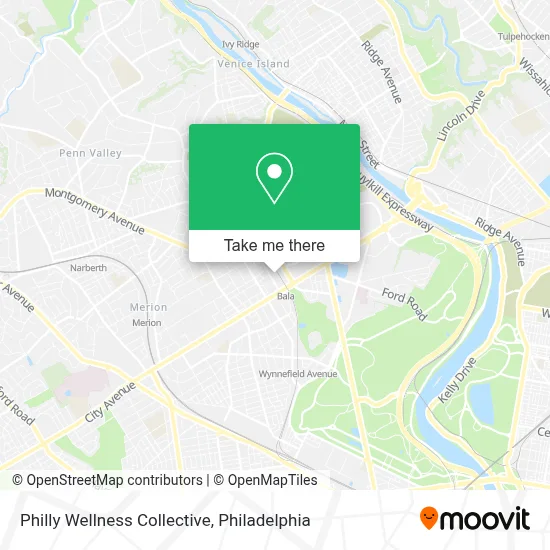 Philly Wellness Collective map