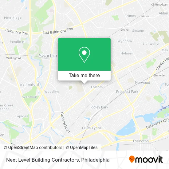 Next Level Building Contractors map