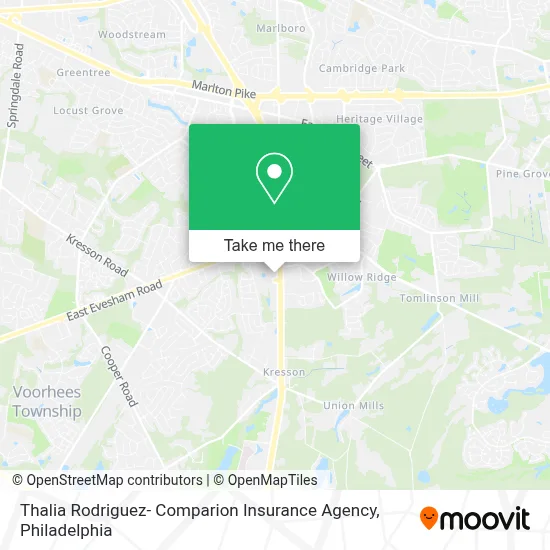 Thalia Rodriguez- Comparion Insurance Agency map