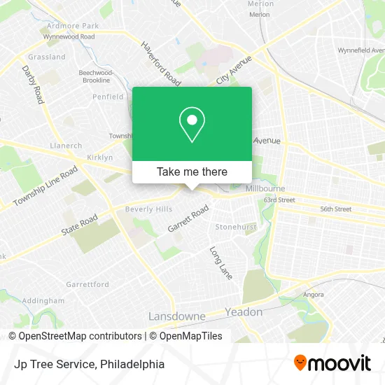 Jp Tree Service map