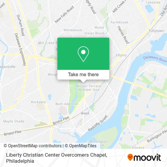 Liberty Christian Center Overcomers Chapel map