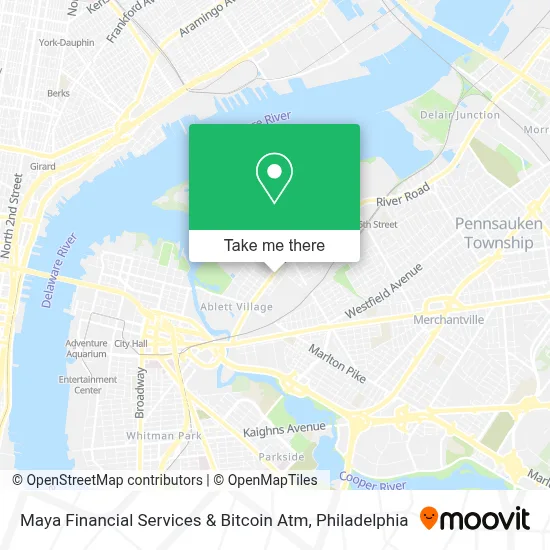 Maya Financial Services & Bitcoin Atm map