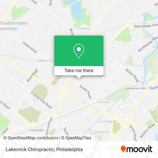 Lakernick Chiropractic map