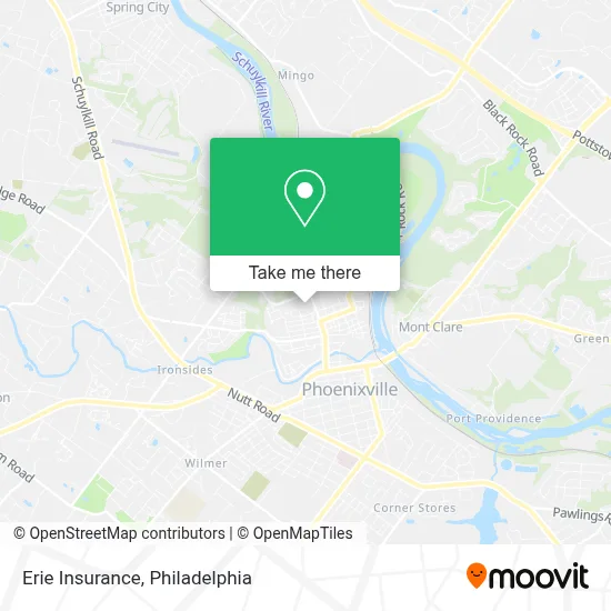 Erie Insurance map
