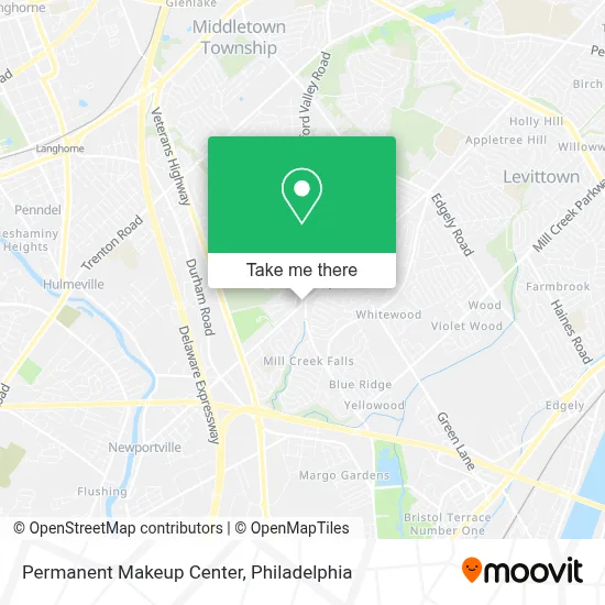 Permanent Makeup Center map