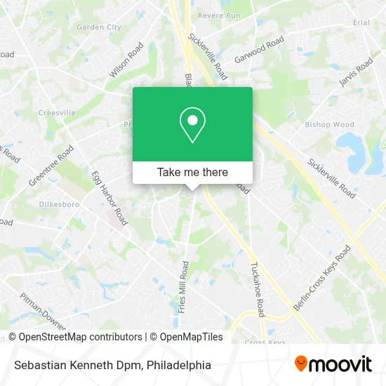 Sebastian Kenneth Dpm map