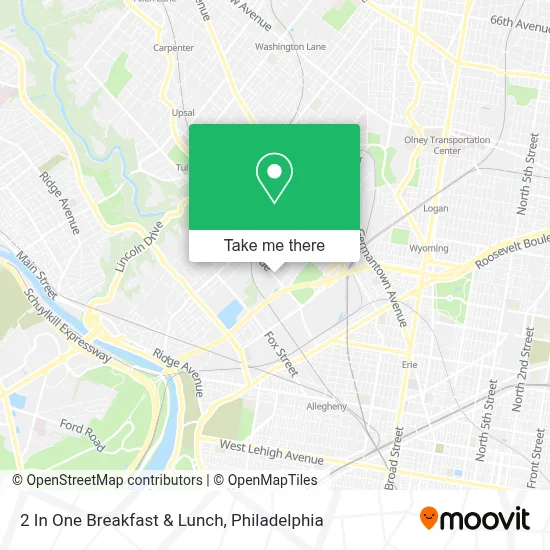2 In One Breakfast & Lunch map