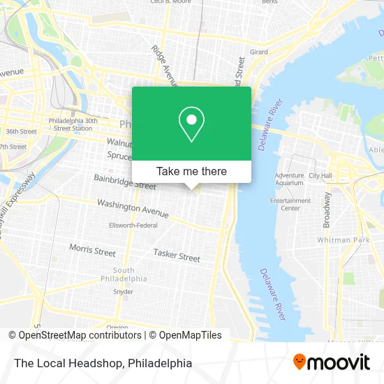 The Local Headshop map