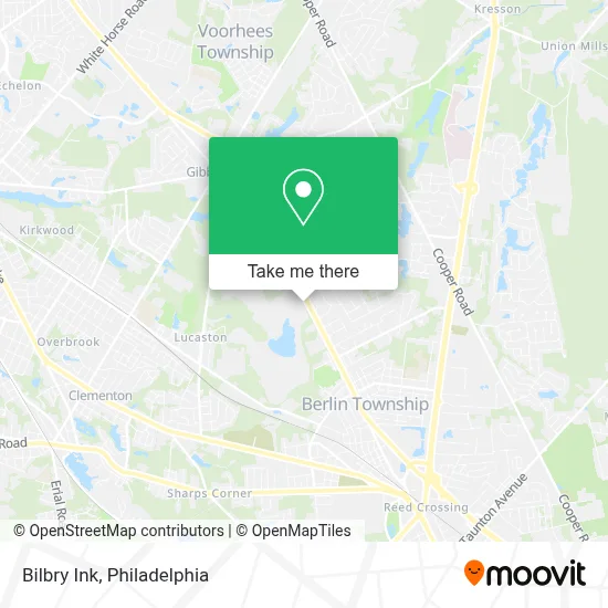 Bilbry Ink map