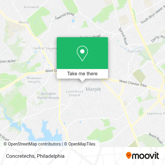 Concretechs map