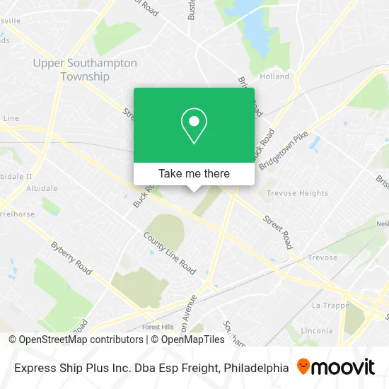 Express Ship Plus Inc. Dba Esp Freight map