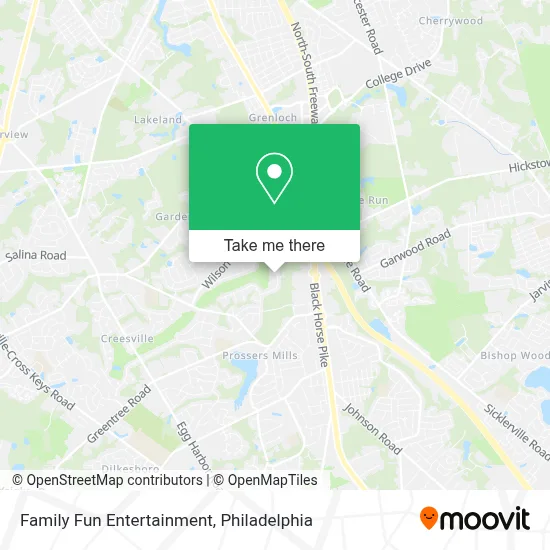 Family Fun Entertainment map