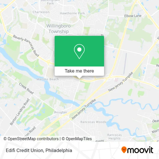 Edifi Credit Union map