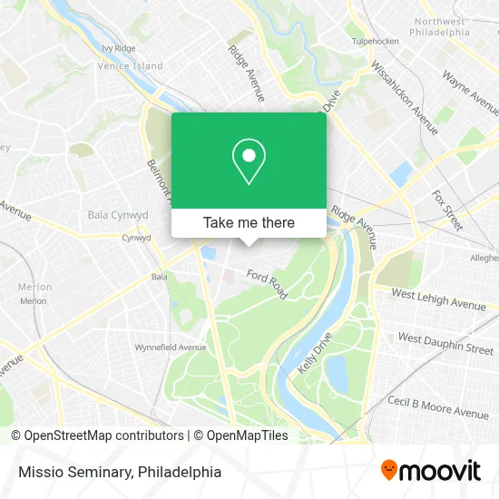 Missio Seminary map