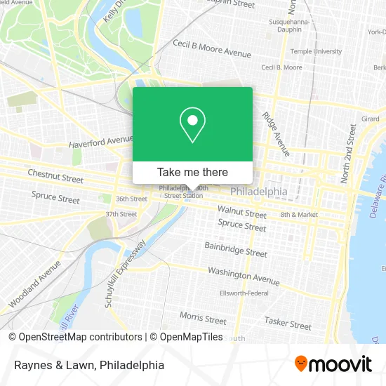 Raynes & Lawn map