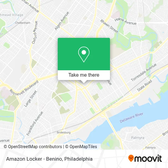 Amazon Locker - Benino map