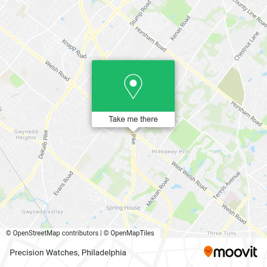 Precision Watches map