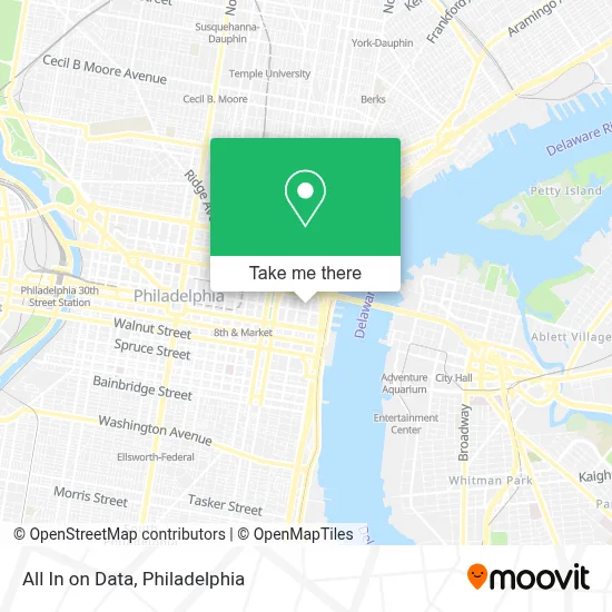All In on Data map
