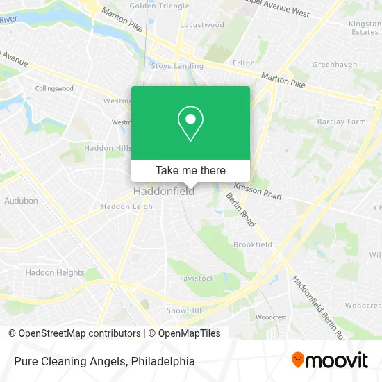 Pure Cleaning Angels map