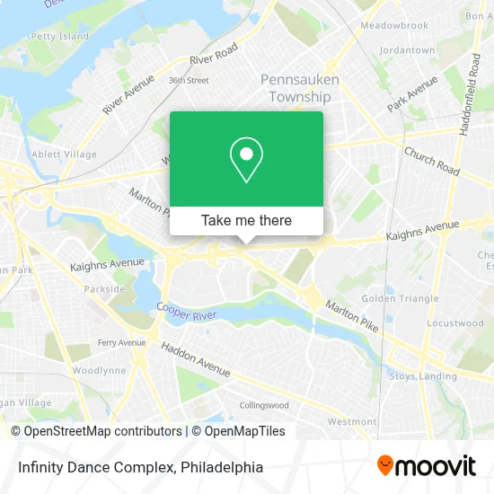 Infinity Dance Complex map