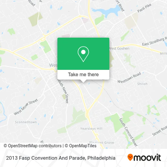 2013 Fasp Convention And Parade map