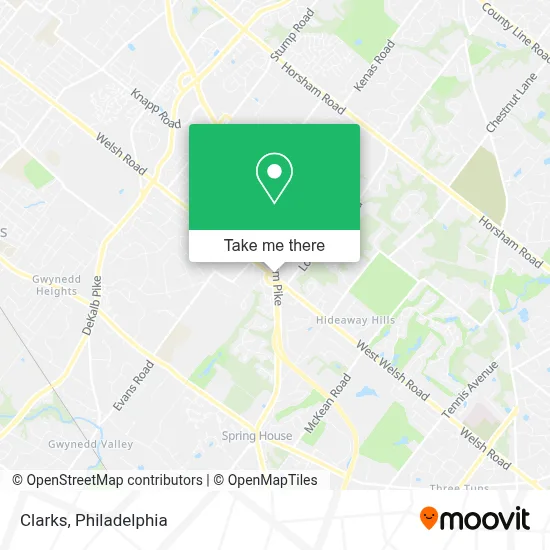 Clarks map