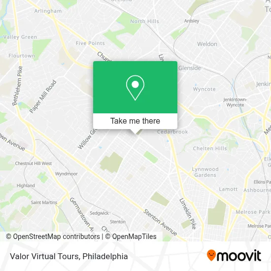 Valor Virtual Tours map
