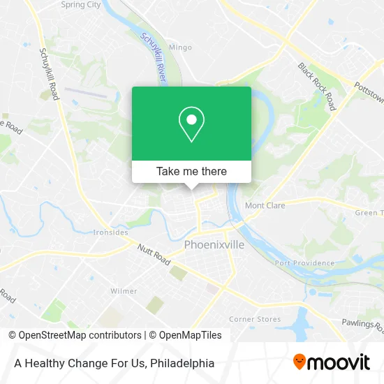 A Healthy Change For Us map