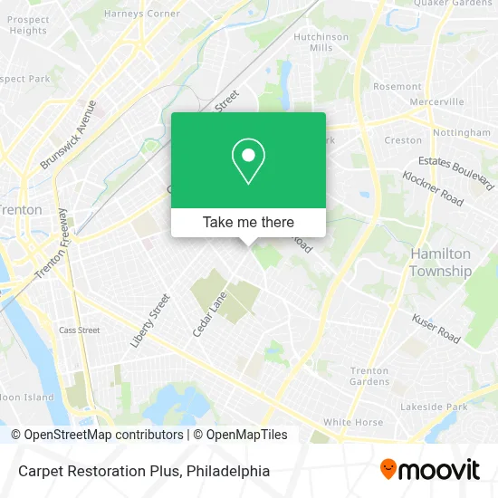Carpet Restoration Plus map
