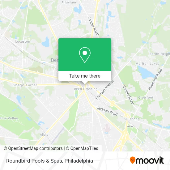 Roundbird Pools & Spas map