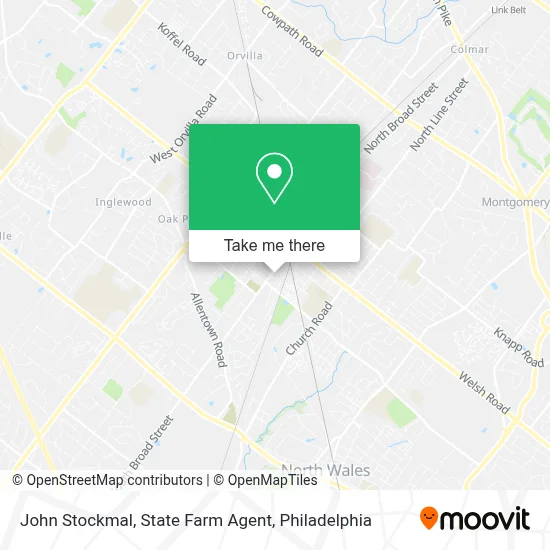 John Stockmal, State Farm Agent map