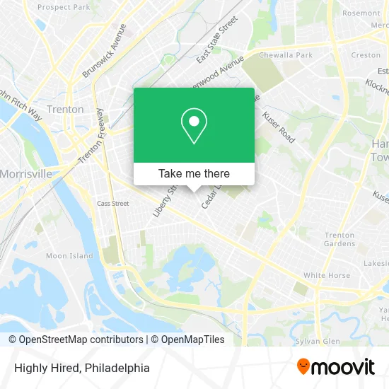 Highly Hired map