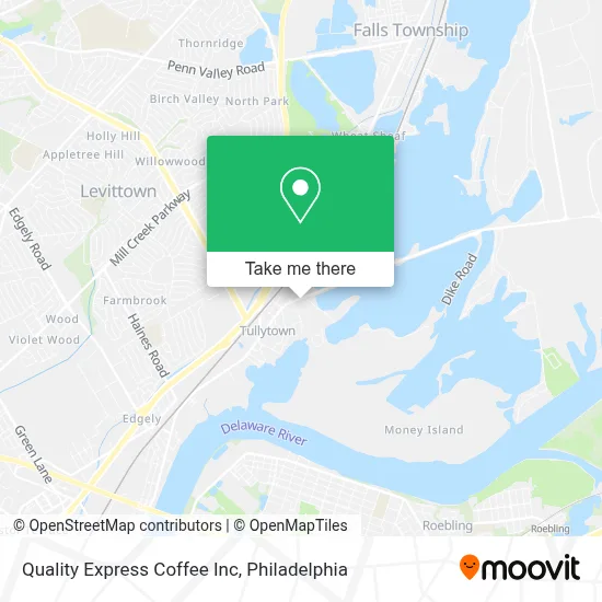 Quality Express Coffee Inc map