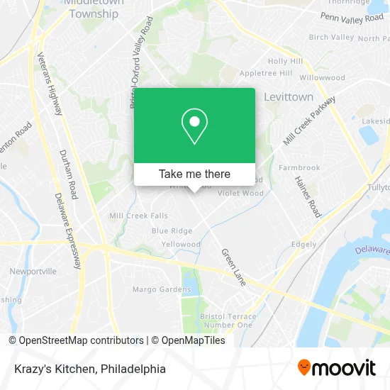 Krazy's Kitchen map
