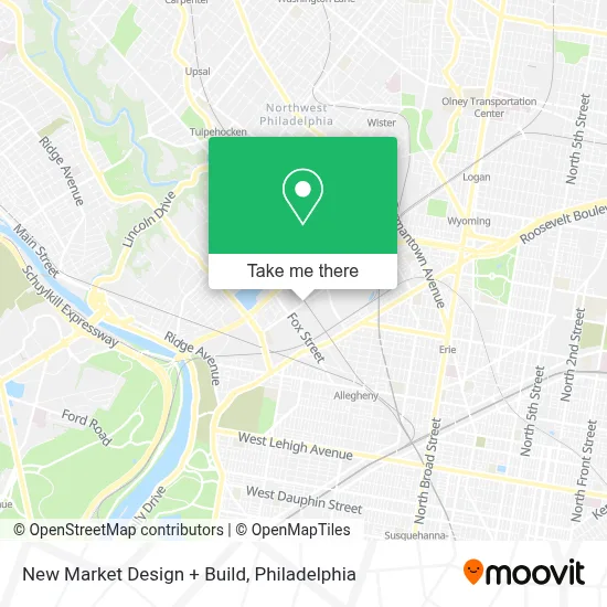 New Market Design + Build map
