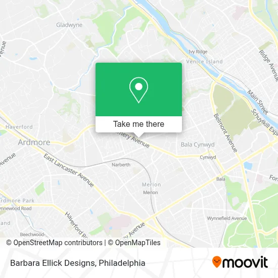 Barbara Ellick Designs map