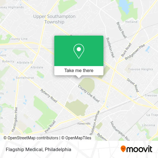 Flagship Medical map