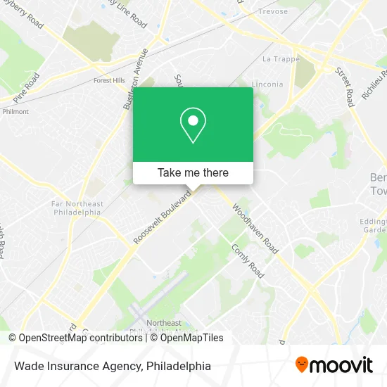 Wade Insurance Agency map
