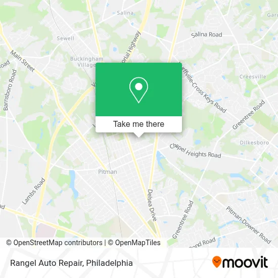 Rangel Auto Repair map