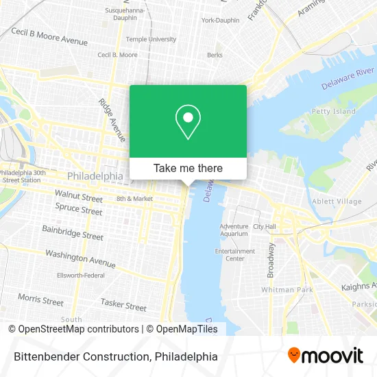 Bittenbender Construction map