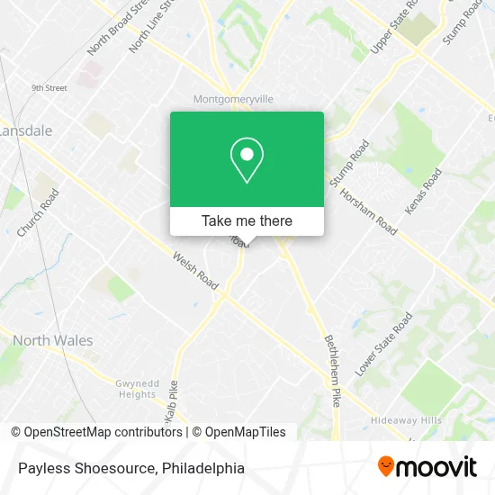 Payless Shoesource map