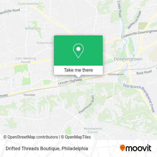 Drifted Threads Boutique map