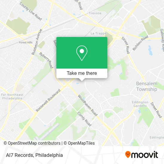 Al7 Records map