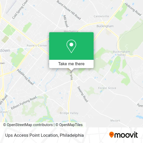 Ups Access Point Location map
