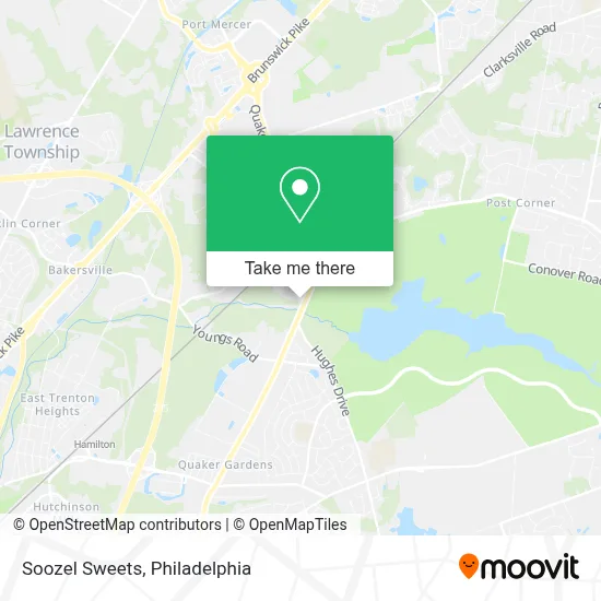 Soozel Sweets map