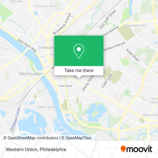 Western Union map