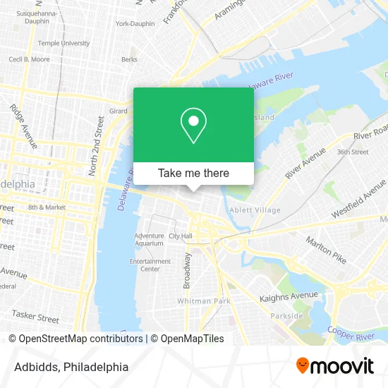 Adbidds map