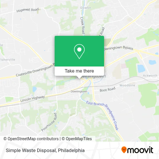 Simple Waste Disposal map