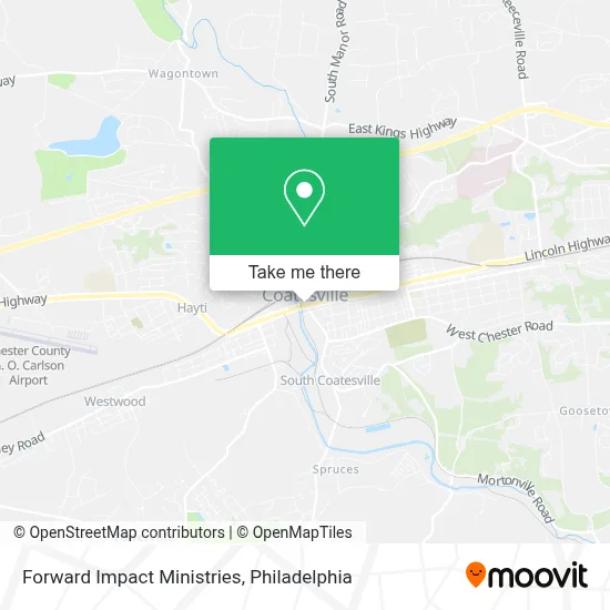 Forward Impact Ministries map