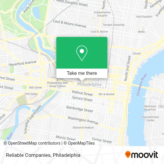 Reliable Companies map